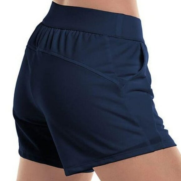 KSWISS Pique 4 Inch Tennis Short Peacoat Blue Size Small - Picture 11 of 11